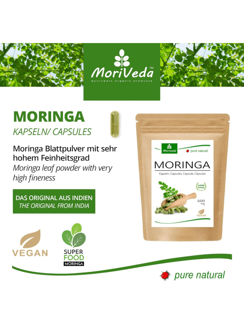 Moringa capsules 600mg Maroc Prix Pharmacie ou Moringa Energy Tabs 950mg 2