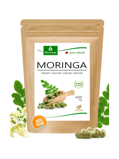 Moringa capsules 600mg Maroc Prix Pharmacie ou Moringa Energy Tabs 950mg - Oleifera, végétal