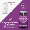 Silymarine Maroc Chardon Marie BIO - Poudre de Graines Pure Sans Excipient - Complément Foie Triple Action 3