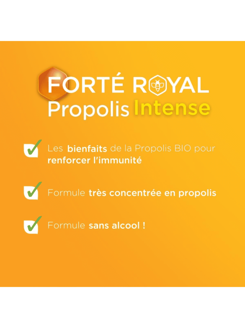 Spray Propolis Intense Maroc Prix Pharmacie Sans Alcool Complément Alimentaire Gorge irritée à base de Propolis Flacon 15ml 2