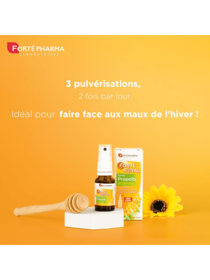 Spray Propolis Intense Maroc Prix Pharmacie Sans Alcool Complément Alimentaire Gorge irritée à base de Propolis Flacon 15ml 3